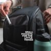 EDBK14-BLK-01_Nomatic_Backback14L_06_SmallPockets Sugerencia de uso Mochila para laptop 14L Nomatic