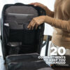 EDBK17-BLK-01_Nomatic_Backback14L_05_20pockets sugerencia de uso Mochila Nomatic 20L Negra