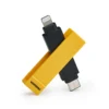 iXFlash Piodata Lightning - USB C Amarillo-Negro