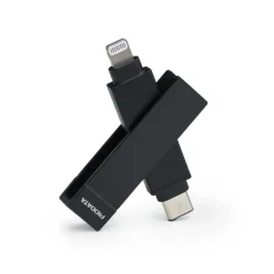 iXFlash Piodata Lightning - USB C Negro
