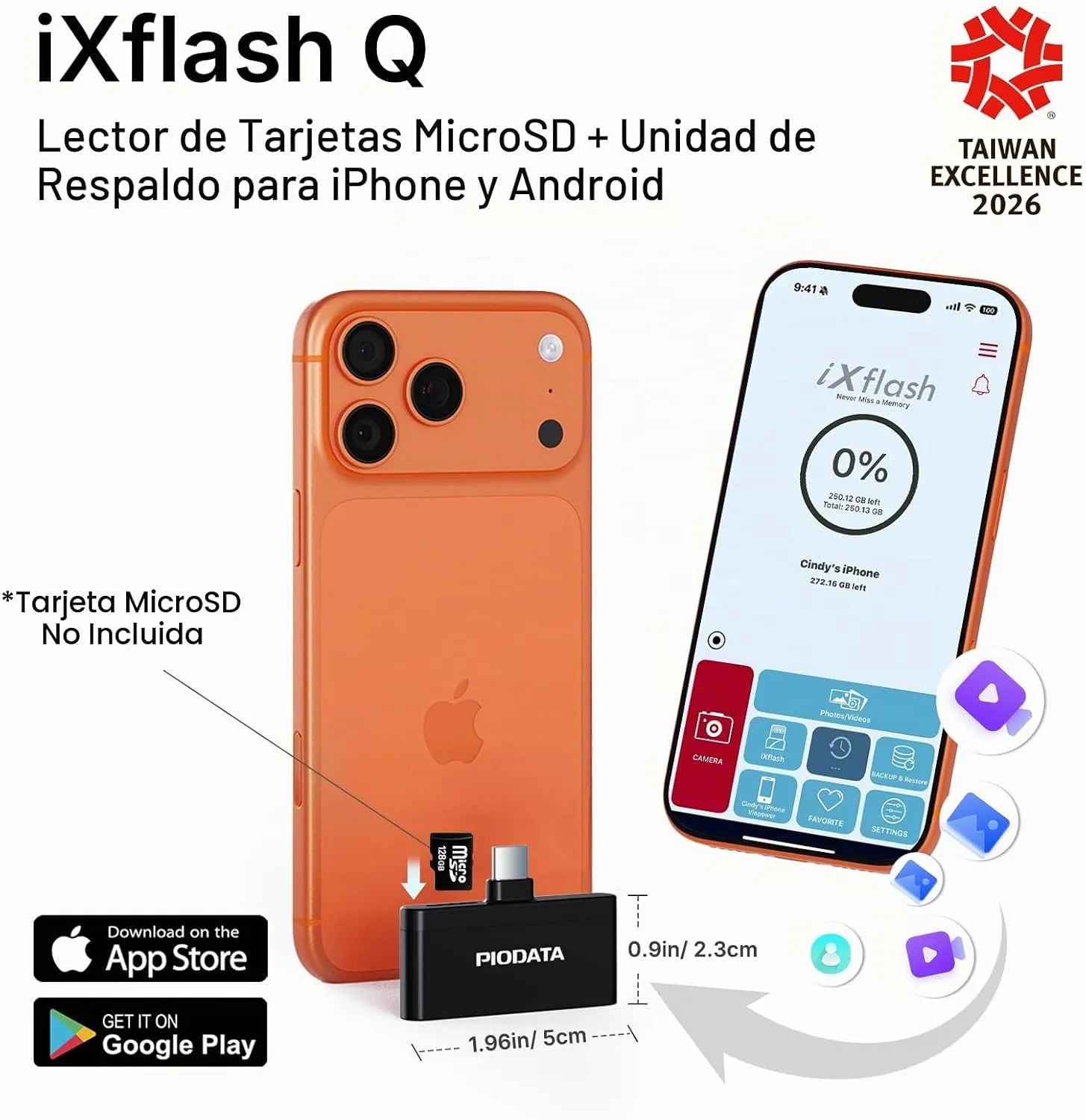 Ix Flash Q Negro Uso Iphone